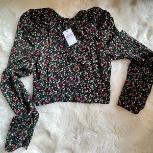 🆕 NWT Nordstrom - AFRM Spring Garden Ditsy Floral Blouse - S